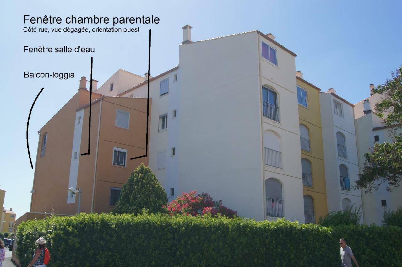 Lara 1 - Grand T2 Loggia Sans Vis-A-Vis Parking - Pres Centre-Port, Ile Des Loisirs, Plage Richelieu Agde Exteriör bild